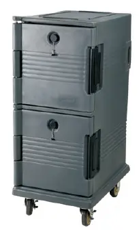 Double wall food carrier, grey, GN1/1; JW-DOW
