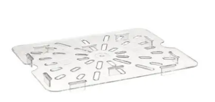 Polycarbonate drainer shelf gn