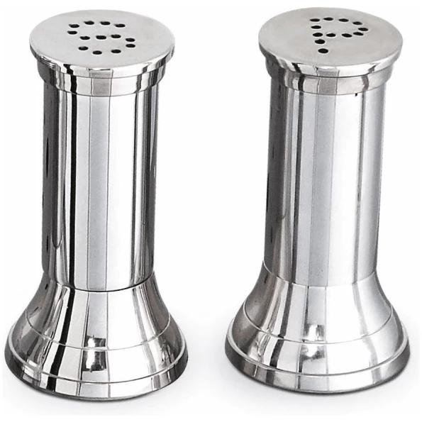 KAPP 53040720; S.steel salt & pepper shaker pillar set