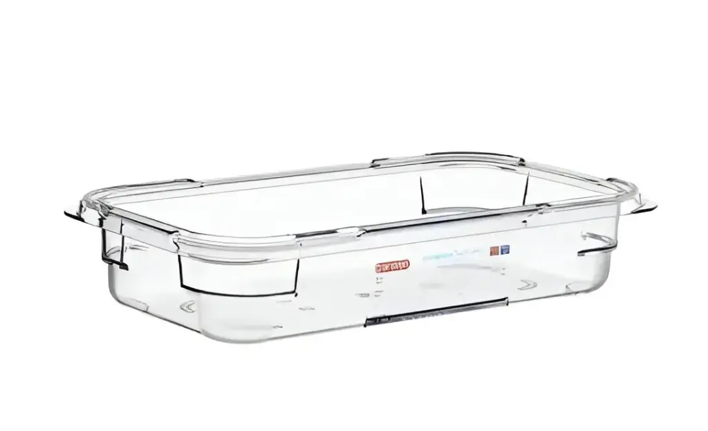 Polycarbonate container without lid