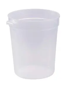 Plastic round storage container 