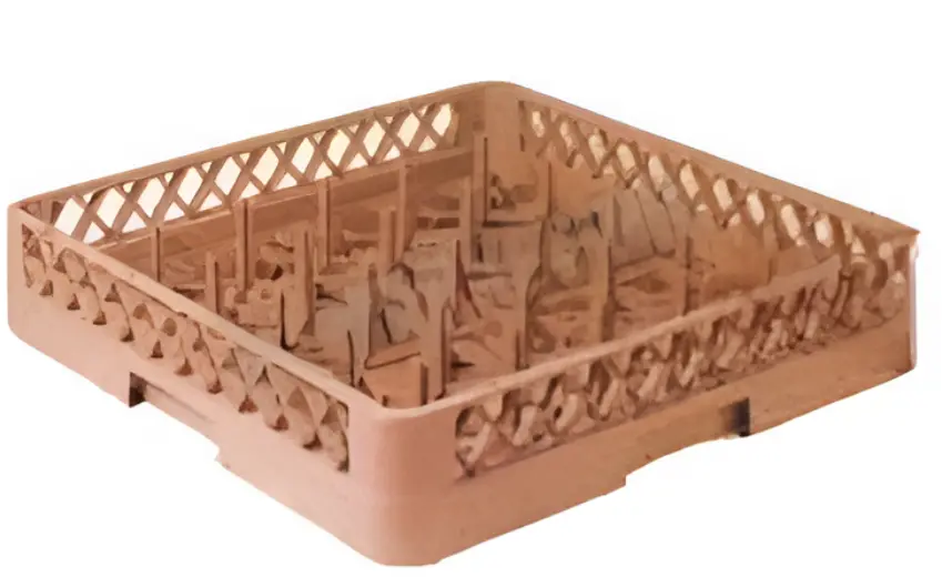 Compartment plate & tray rack