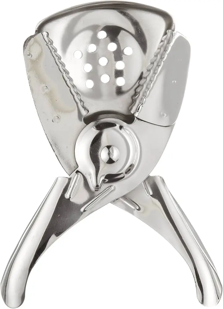 Stainless steel lemon and lime squeezer