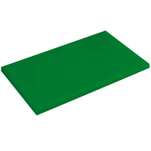 HKITCHEN Polyethylene plastic rectangular cutting board, GREEN; SW-HKIT-6040G