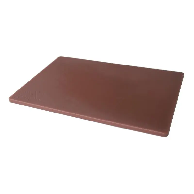 HKITCHEN Polyethylene plastic rectangular cutting board, brown, SW-HKIT-6040BR