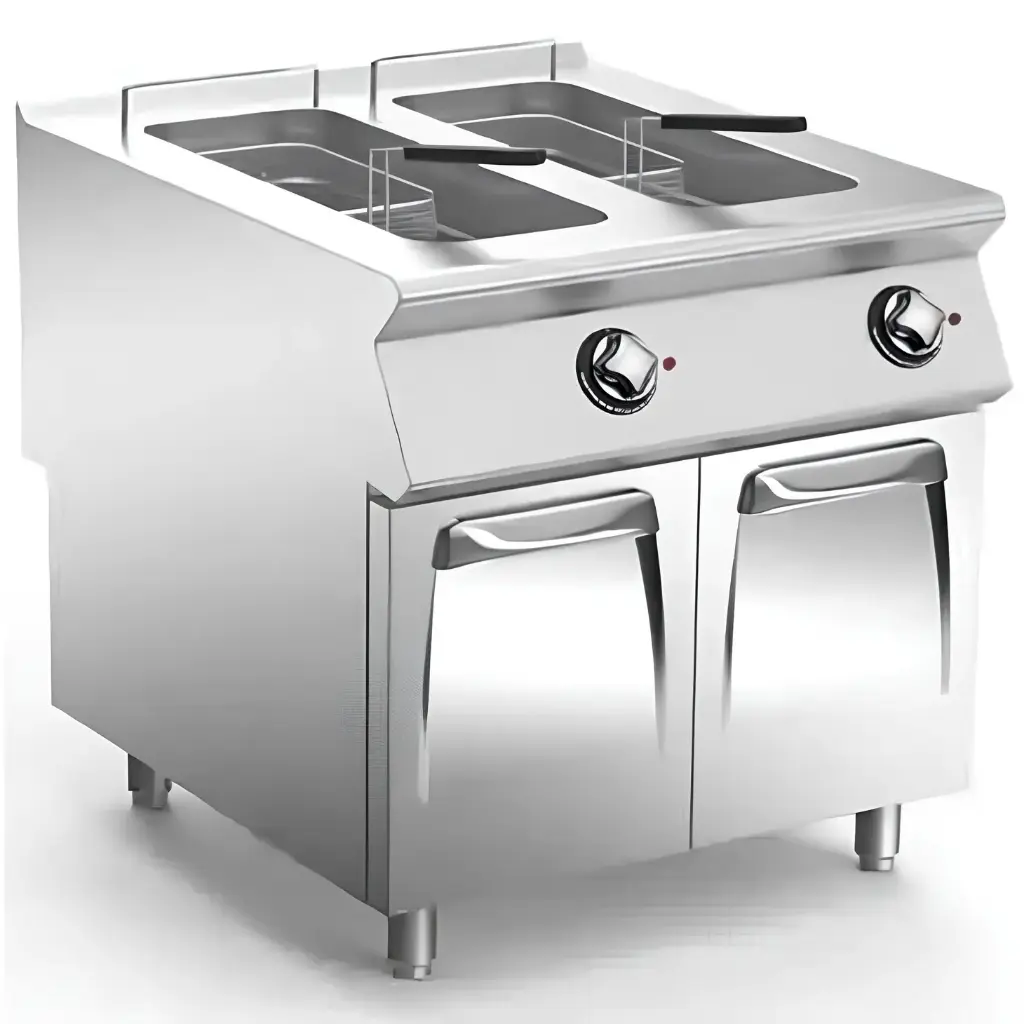 KREFFT NF98E15- 2 bowls electric deep fryer ,15+15 Ltr