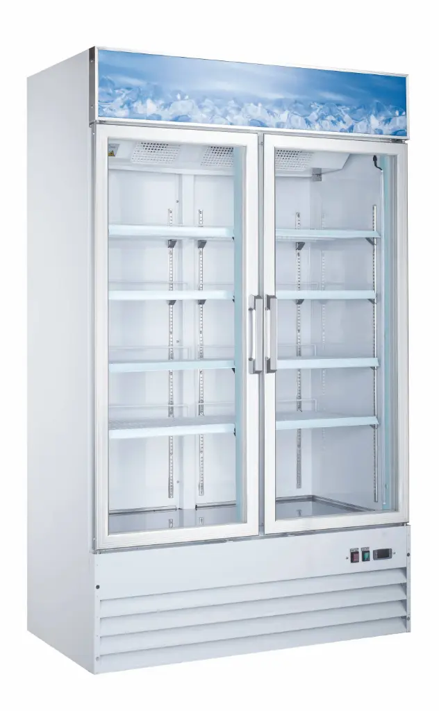 Commercial glass door refrigerator 