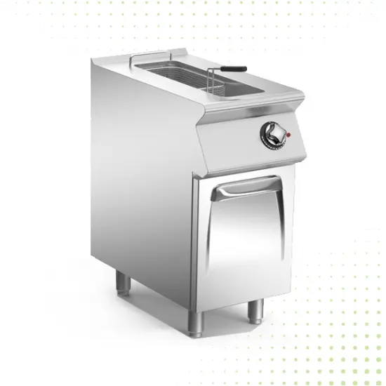 Stainless steel electric fryer single tank