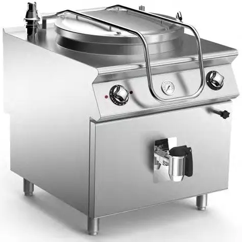KREFFT-NPI98E15-Indirect heat electric boiling pan 