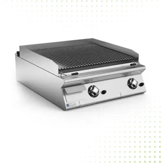 S/steel gas lava stone grill NGPL98G