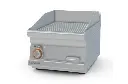 Electric. fry top grooved surface