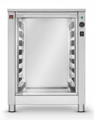 Proofer with side supports for 8 trays