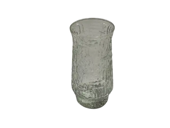 Textured glass tumbler