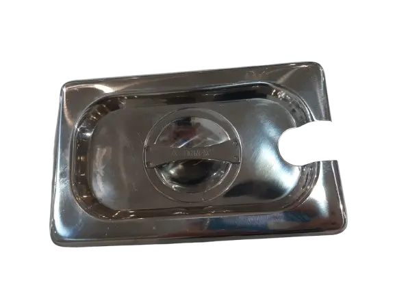 Steam table pan notched cover   (GN 1/9)