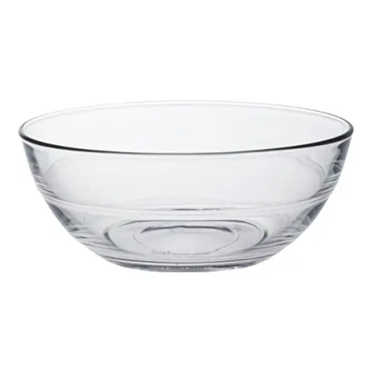 Transparent glass bowl   (w/o RIM)  (SET OF 6)