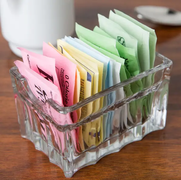 Sugar packet Glass holder