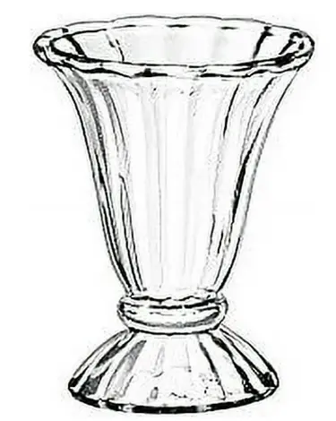 Fountain ware tulip sundae glass 