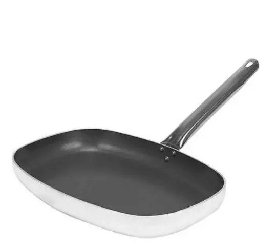 Non stick rectangular aluminum fry pan 