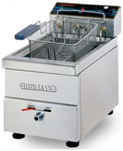 Berjaya SDF 12 - S/steel table top elec. deep fryer, (cap: 9L)