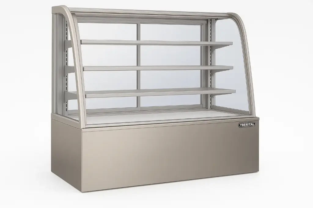 Berjaya CCS 12SS 3 - S/steel confectionery curve showcase 