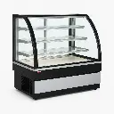 HD-UNISCOOL-GEO-III 1500 black-Refrigerated pastry display cabinet  