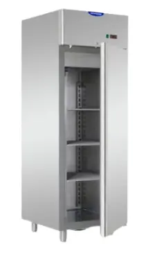Stainless steel single door refrigerator