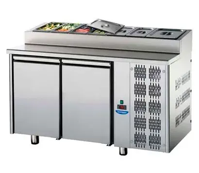 Jks – stainless steel snack counter refrigerator