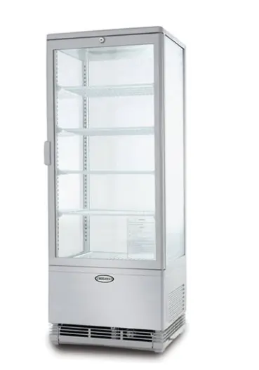 Berjaya BJY 4GDC98L - Four glass display chiller, 4 shelves 