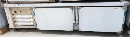 Custom made-lowboy refrigerator with two door 