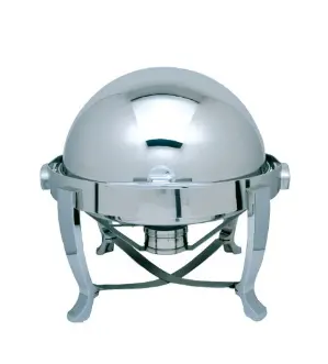 ANHUI HUALING round chafing dish w/ silver color leg, ZC603B 