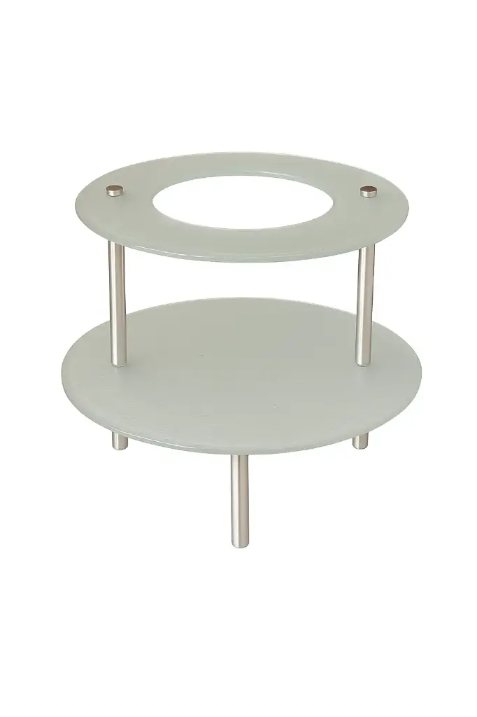 [SKU: 4012103] H KITCHEN JF09 04502,  glass dish, 2 layer 