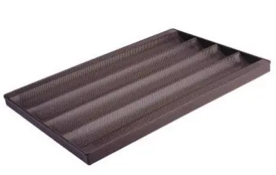 HKITCHEN HK 14201, Non-stick  Baguette Pan 5 Channel