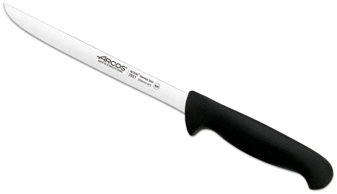 Arcos fillet knife black, 20 cm; ARC-295125