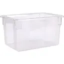 CARLISLE 10624-07; Polycarbonate Food Storage Container 21.5 gal - Clear