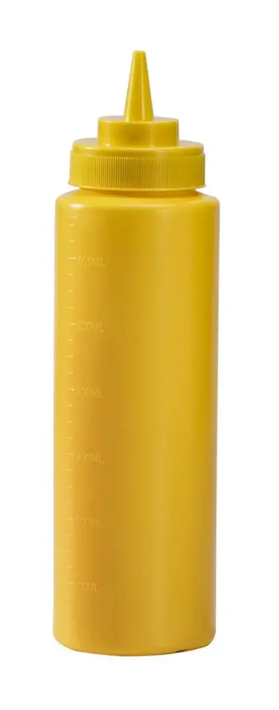 GUA-JW-BSD8, Yellow squeeze dispenser, 8oz 