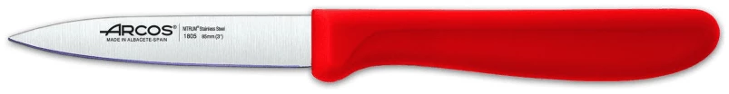 Arcos paring knife red,85mm; ARCOS-180522