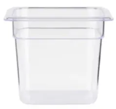 Jiwins - food pan gn 1/6, clear, JW-P166