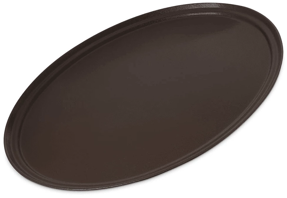  Fiber glass non-slip tray, brown 