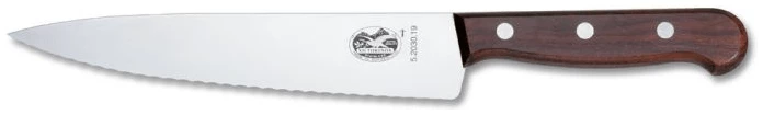 Victorinox 10″ straight / serrated edge chef knife with rosewood handle