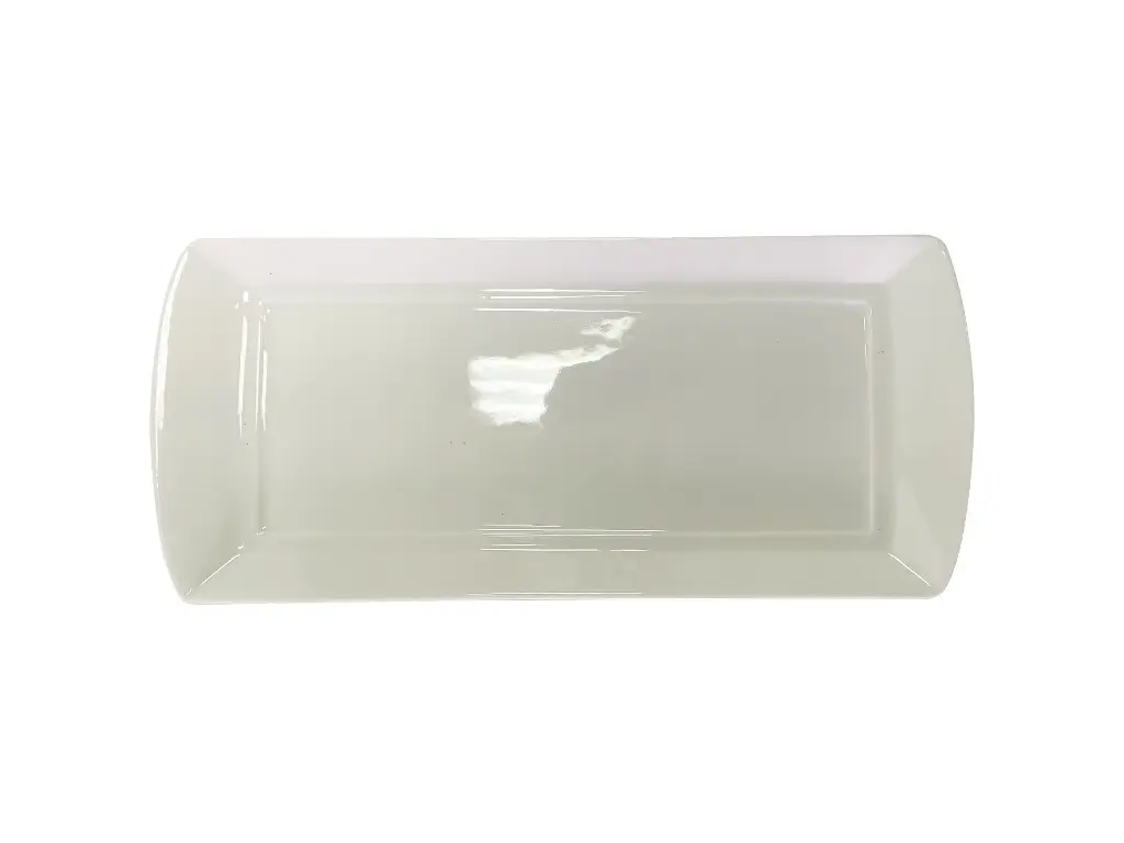 Rectangular buffet serving plate