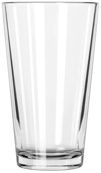 Libbey restaurant basics .customizable mixing glass / pint glass 