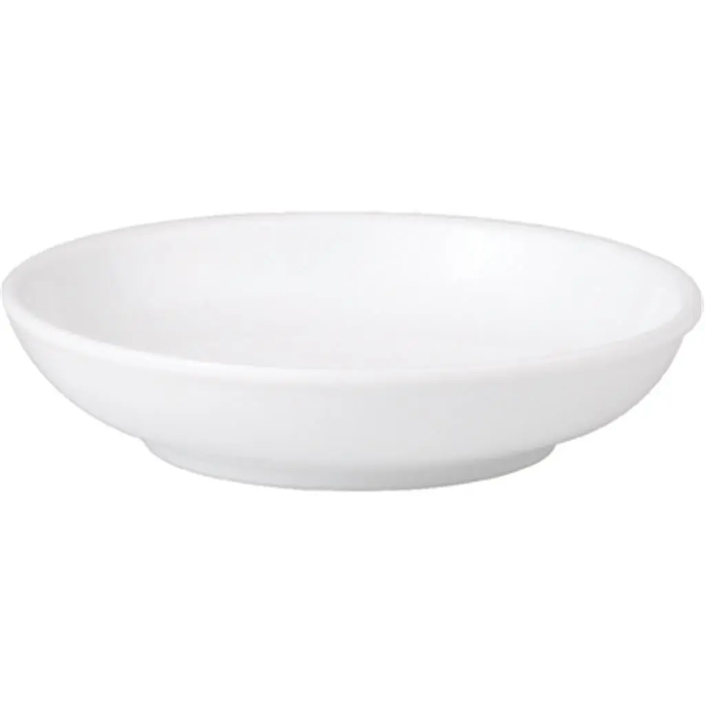 Porcelain round salad bowl deep