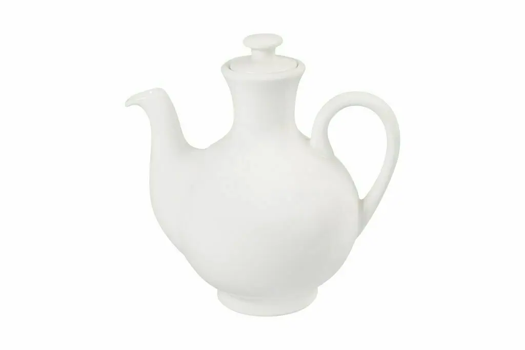 Porcelain oil pourer ceramic pot with lid