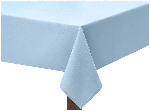 Table cloth sky blue width 150cm