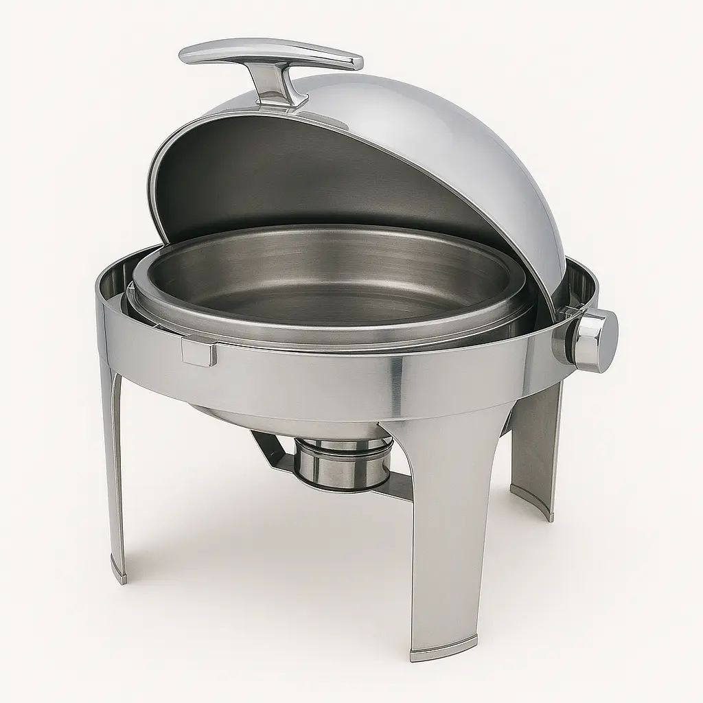  Anhui ZC203- chafing dish PAN 6.8Ltr (with S/Steel legs)