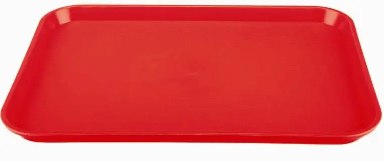  Jinde – long rectangular tray, red