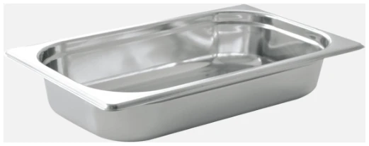 Arjan – s/steel 1/3 container, 4cm