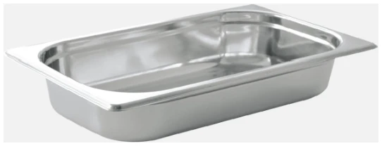 Arjan – s/steel 1/3 container, 6.5cm