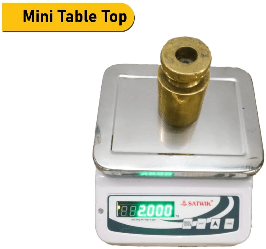 Electronics weighing scale, capacity 10 kg