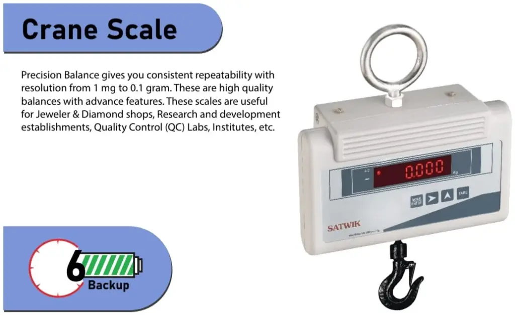 Electronics weighing scale, capacity 100 kg; SATC100 SATWIK